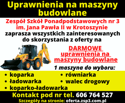 Uprawnienia maszyny budowlane